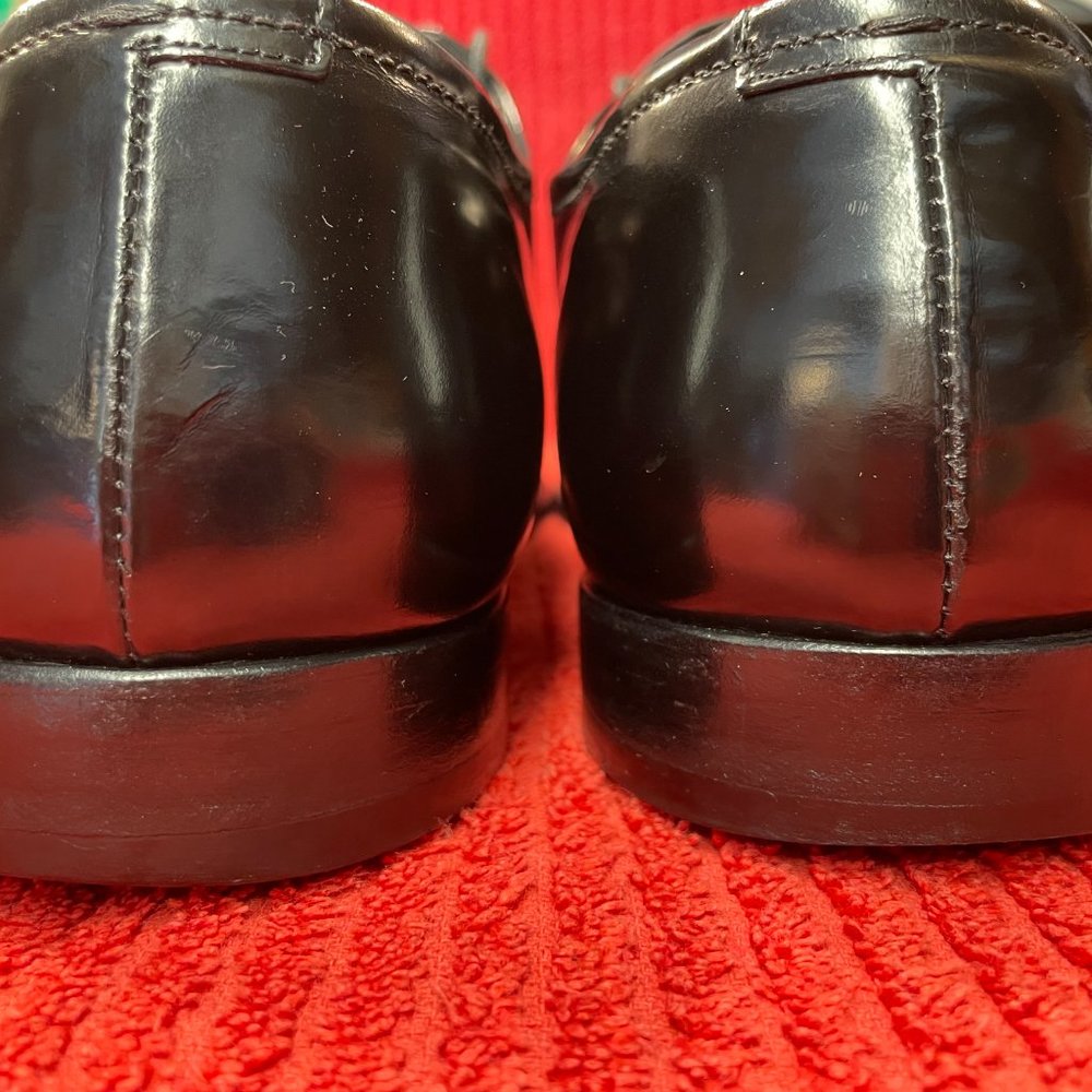 Prada Mens Patent Leather Upper and Out Soles Lace Up Black Made In Italy - Picture 11 of 16